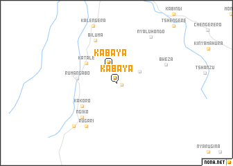 map of Kabaya