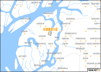 map of Kabaye