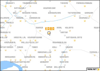 map of Kaba