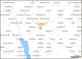 map of Kaba