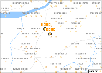 map of Kaba