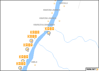 map of Kaba