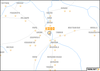 map of Kaba