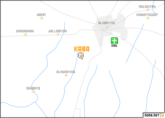 map of Kaba
