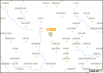 map of Kaba