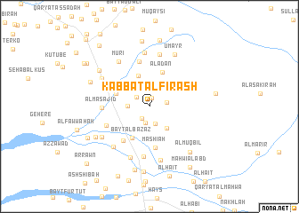 map of Kabbat al Firāsh