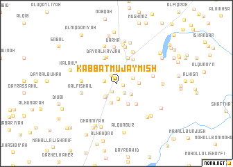 map of Kabbat Mujaymish
