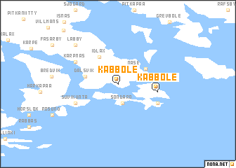 map of Kabböle