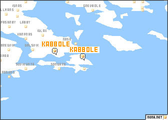 map of Kabböle