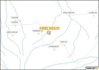 map of Kabchogin
