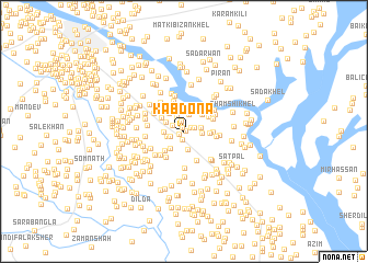 map of Kabdona