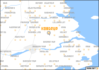 map of Kabdrup