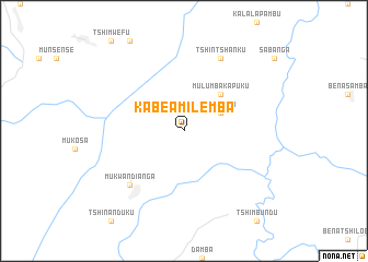 map of Kabea Milemba