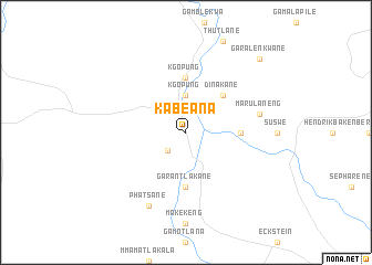 map of Kabeana