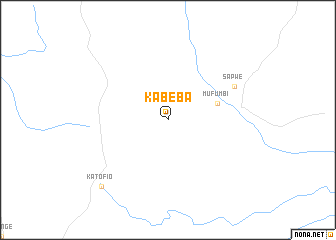 map of Kabeba