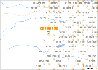 map of Kabebero