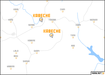 map of Kabechē