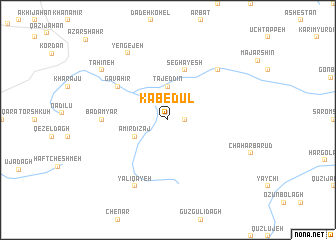 map of Kābedūl