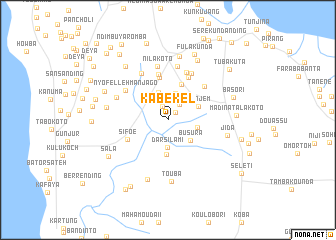 map of Kabekel