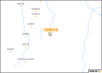 map of Kabeke