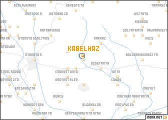 map of Kábelház