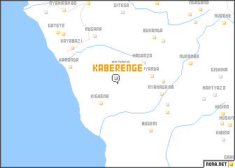 map of Kaberenge