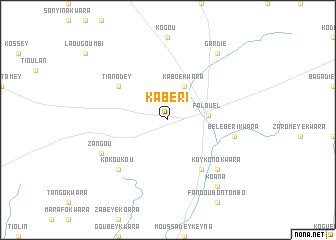 map of Kabéri