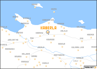 map of Kaberla