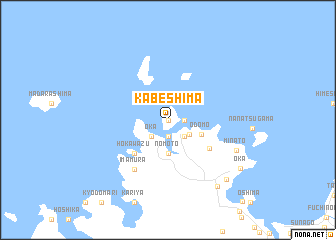 map of Kabeshima