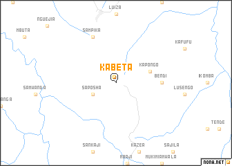 map of Kabeta