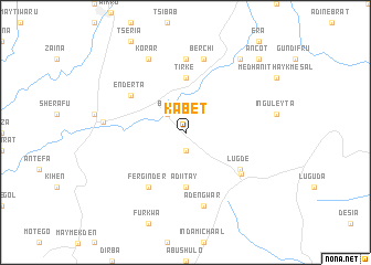 map of Kabēt
