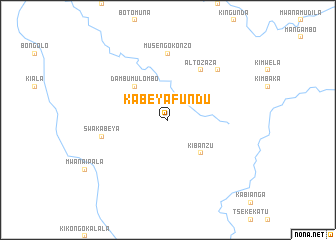 map of Kabeya-Fundu