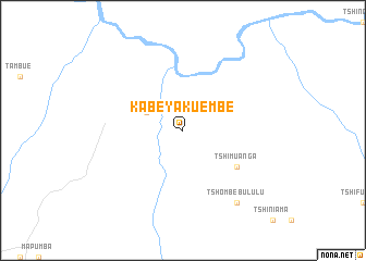 map of Kabeya Kuembe