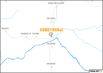 map of Kabeya Maji