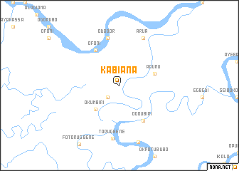 map of Kabiana