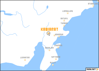 map of Kabiarat