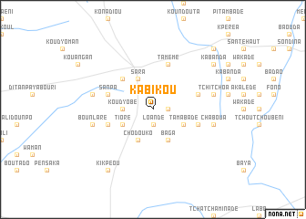 map of Kabikou