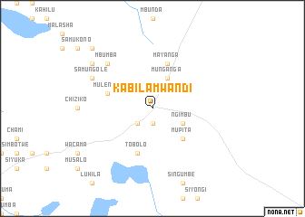 map of Kabilamwandi