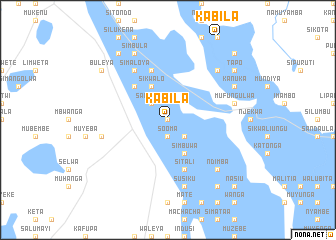 map of Kabila