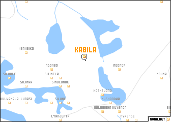 map of Kabila