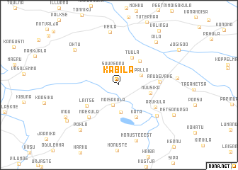 map of Kabila