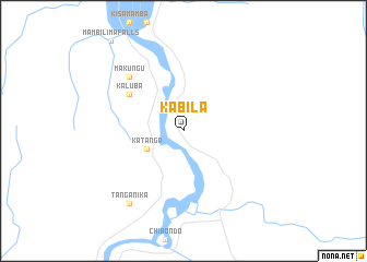 map of Kabila