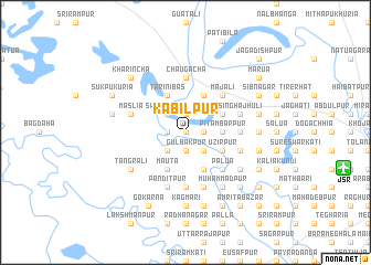 map of Kābilpur