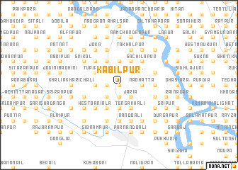 map of Kābilpur