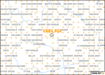 map of Kābilpur