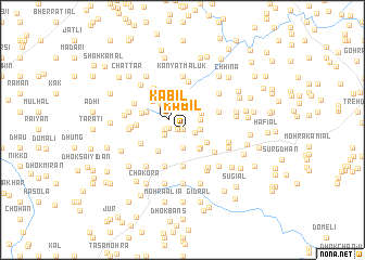 map of Kabil