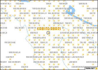 map of Kabindabāri