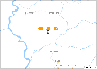 map of Kabinda-Kiashi