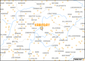 map of Kabinday