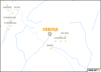 map of Kabinde